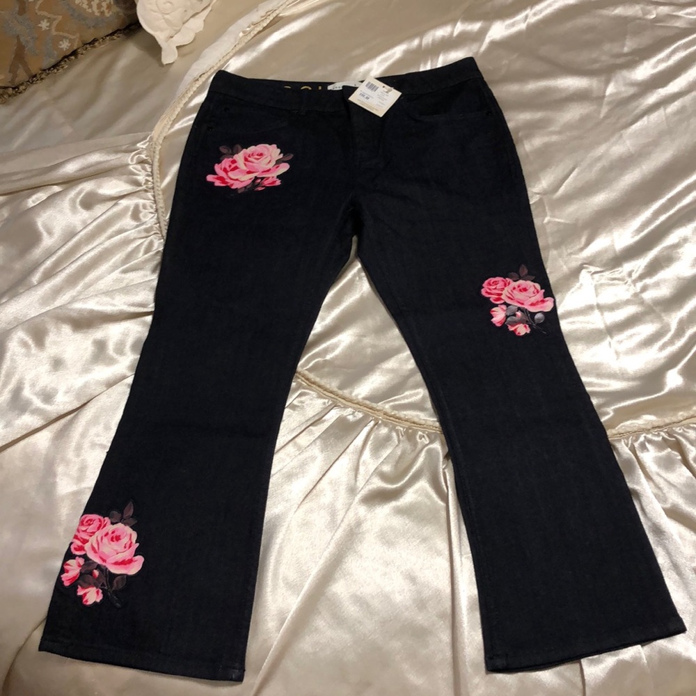 Kate Spade New York Rose Kick Flare Jean Broome St
